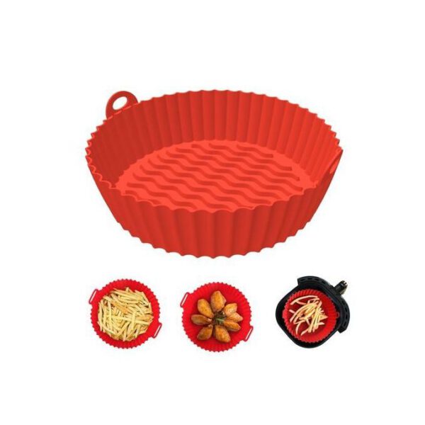 Silicone Pot For Air Fryer, Non-Stick Silicone Coating