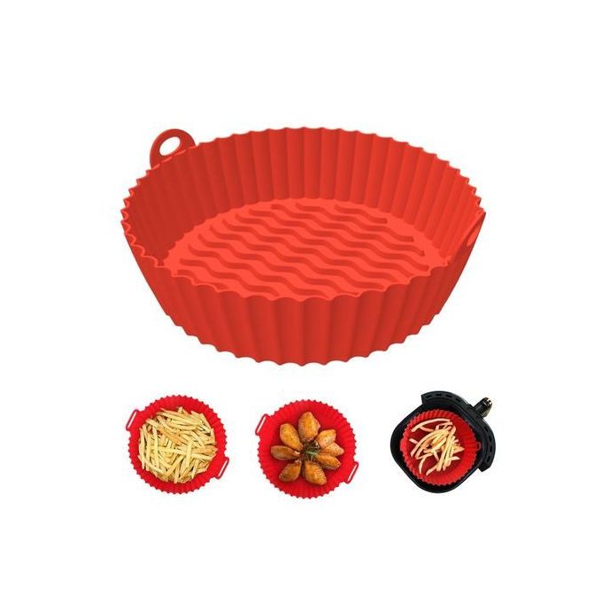 Silicone Pot For Air Fryer, Non-Stick Silicone Coating