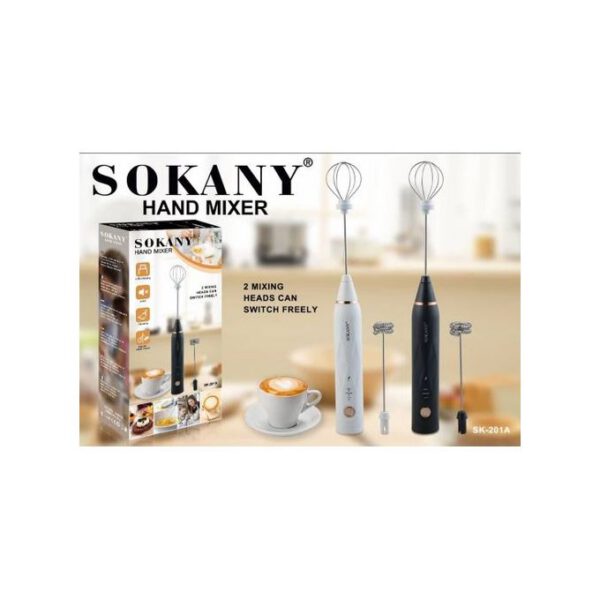 Sokany Fouet Mélangeur À Café,farine, Manuel Batteur Lait Mousseur