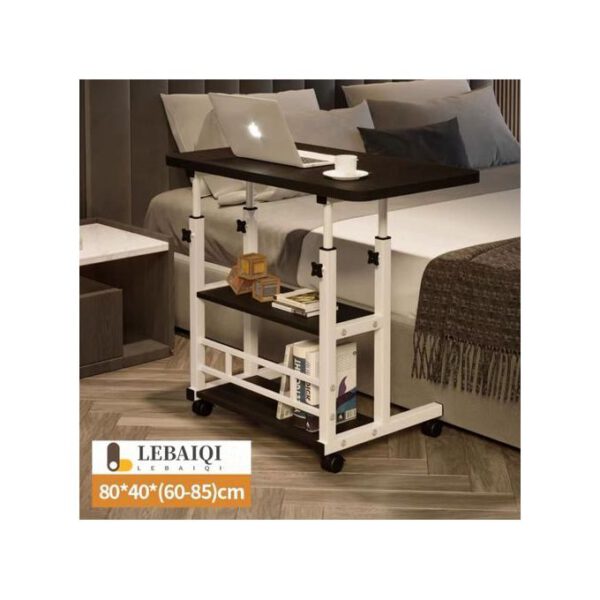 Solid Movable Potable Laptop Table/ Bed Side Table Shelf