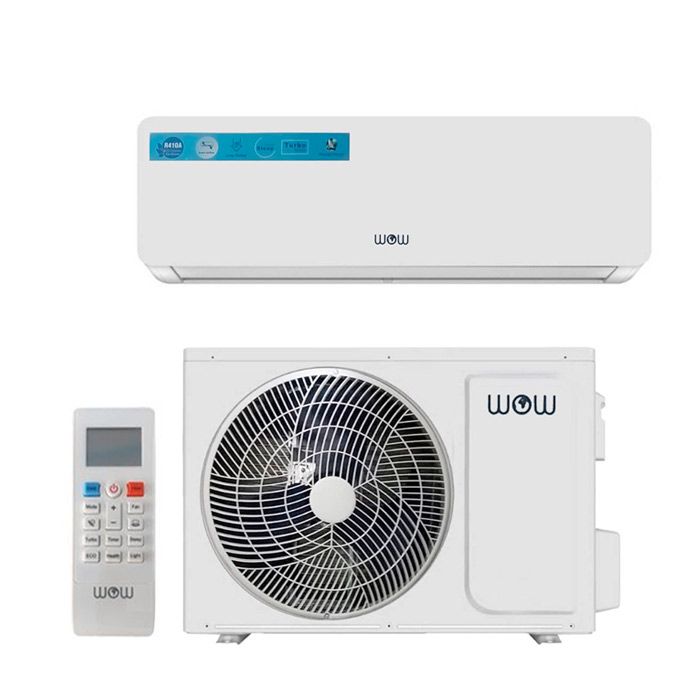 Split Climatiseur 12000 BTU - WOW - 1.5CV - Gaz R410A - Garantie 6 Mois