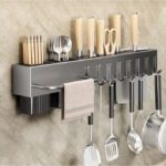 Support à Outils Multifonctionnel Mural-support De Rangement Pour Outils De Cuisine