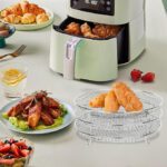Support De Cuisson/déshydratation Pour Friteuse à Air à Trois Couches, Adapté à L'autocuiseur De Friteuse à Air