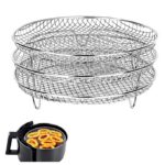 Support De Cuisson/déshydratation Pour Friteuse à Air à Trois Couches, Adapté à L'autocuiseur De Friteuse à Air