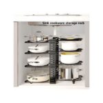 Support De Rangement De Cuisine Multifonctionnel Pliable,support De Rangement Pour Couvercle De Pot
