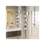 Support De Salle De Bain/toilettes/rangement, étagères De Douche, égouttoir étendu,Acier Inoxydable