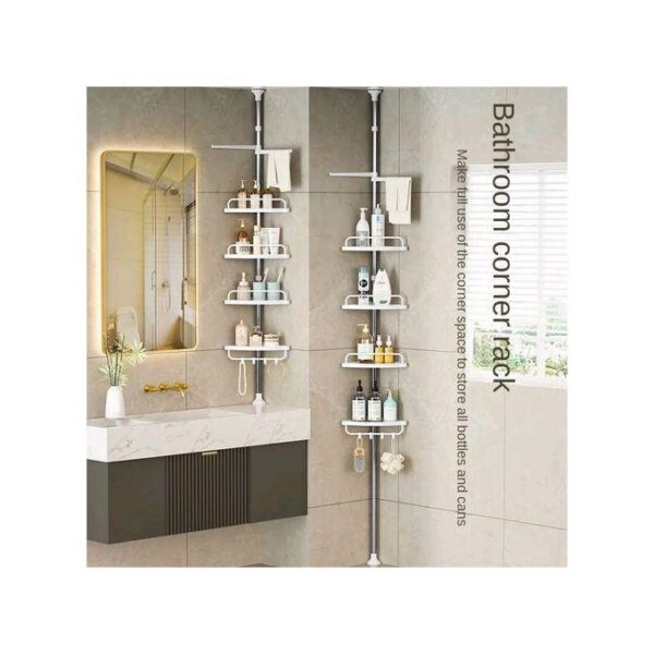 Support De Salle De Bain/toilettes/rangement, étagères De Douche, égouttoir étendu,Acier Inoxydable