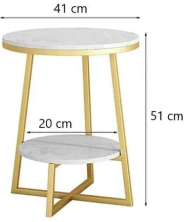 Table basse moderne en forme de CERCLE - bois