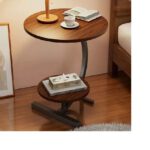 Table basse moderne en forme de CERCLE - bois