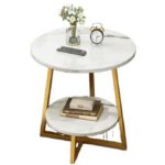 Table basse moderne en forme de CERCLE - bois