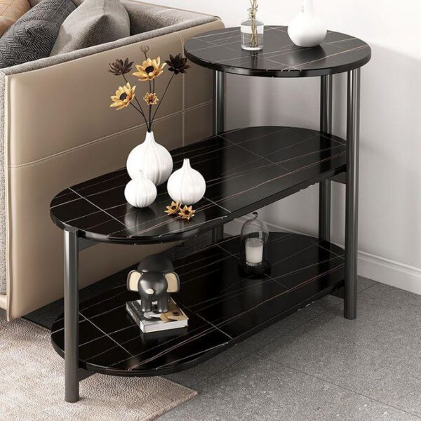 Table d'Appoint de Style Scandinave en bois à Trois Niveaux : 83CM,61CM,40CM