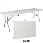 Table pliante rectangulaire dressage