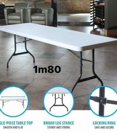 Table pliante rectangulaire dressage