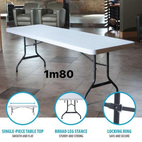 Table pliante rectangulaire dressage