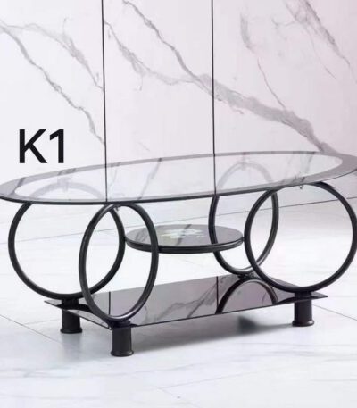 Table Vitré Central, Meuble De Maison, Table De Salon, Table De Chambre