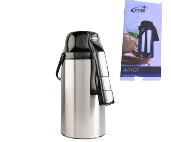 Thermos à chaud Intérieure et Extérieure en Inox 3L