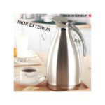 Thermos inox et noir 2 LITRES