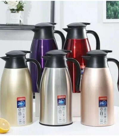 Thermos Isotherme Incassable Inox 24H - 2L pour maison et hotel