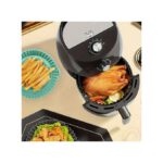 Tapis friteuse silicone - Lot de 2 Tapis Silicone Réutilisables pour Friteuse à Air – Antidérapants & Lavables - Lenix Dakar Sénégal