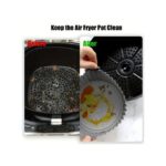 Tapis friteuse silicone - Lot de 2 Tapis Silicone Réutilisables pour Friteuse à Air – Antidérapants & Lavables - Lenix Dakar Sénégal