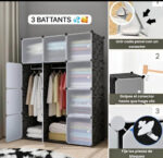 Vente Armoire 3 battants en plastique
