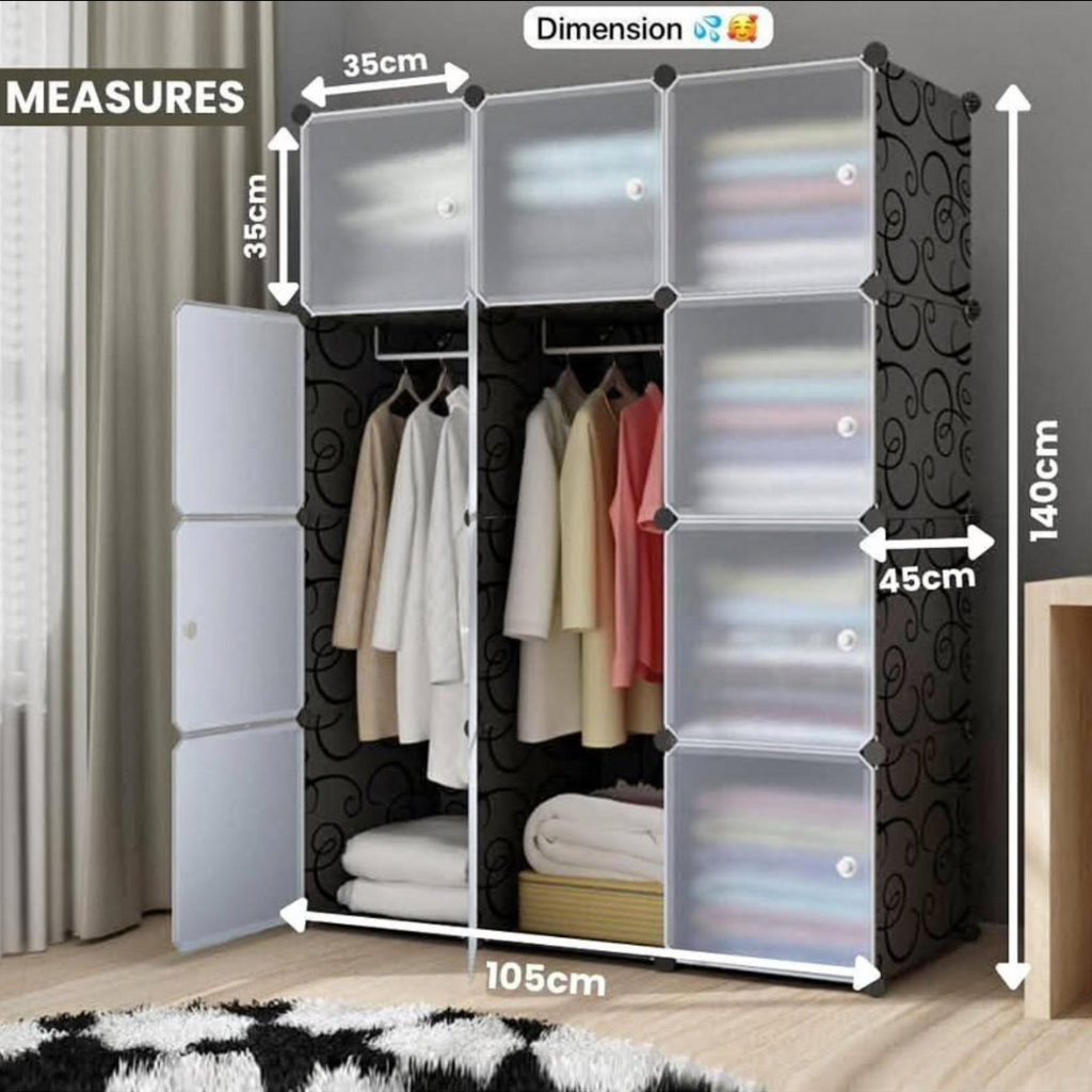 Vente Armoire 3 battants en plastique