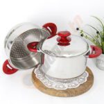 Vente Couscoussier 8L en Inox Dakarlux