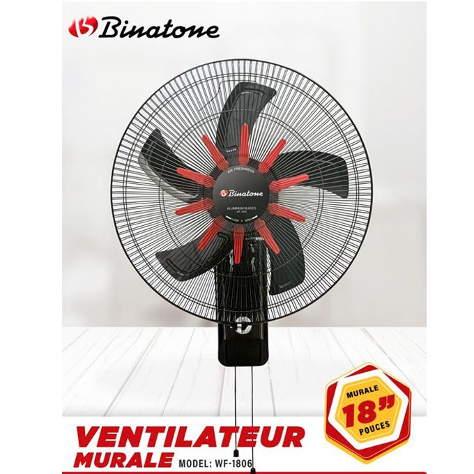 Ventilateur Binatone Mural 18 pouces WF – 1806