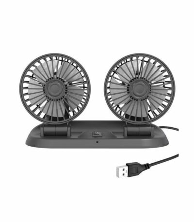 Ventilateur de refroidissement électrique pliant à double tête de voiture
