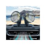 Ventilateur de refroidissement électrique pliant à double tête de voiture