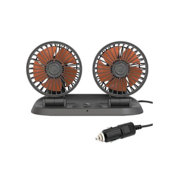 Ventilateur de refroidissement électrique pliant à double tête de voiture