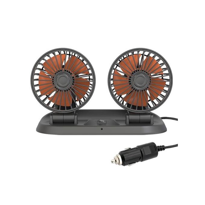 Ventilateur de refroidissement électrique pliant à double tête de voiture