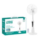 Ventilateur de sol électrique Rechargeable, 16 pouces, réglable, ST-4004