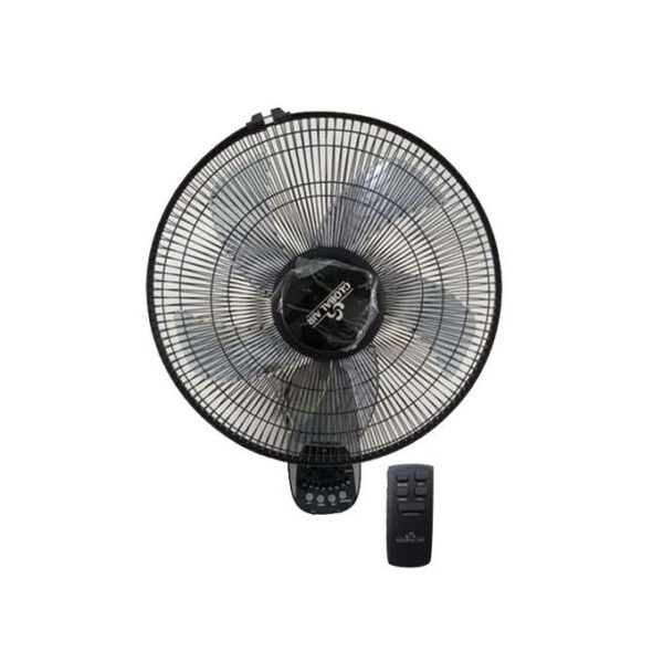 Ventilateur Mural 3 Réglages de Vitesse, Inclinaison Réglable avec Télécommande