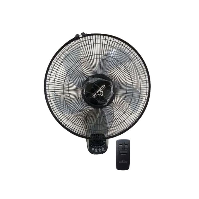 Ventilateur Mural 3 Réglages de Vitesse, Inclinaison Réglable avec Télécommande
