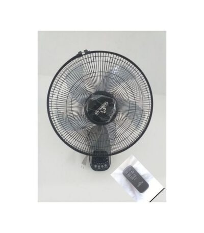 Ventilateur Mural 3 Réglages de Vitesse, Inclinaison Réglable avec Télécommande