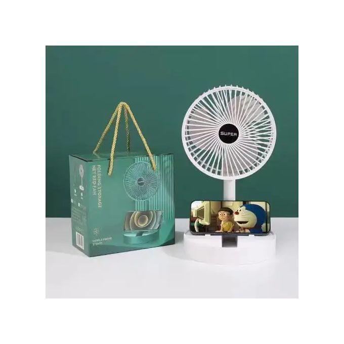 Ventilateur Portatif pliant télescopiques rechargeables USB avec boite cadeau B