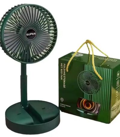 Ventilateur Portatif pliant télescopiques rechargeables USB avec boite cadeau V