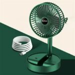 Ventilateur Portatif pliant télescopiques rechargeables USB avec boite cadeau V
