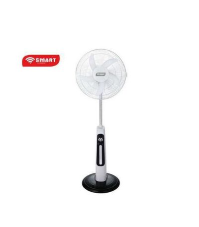 Ventilateur Rechargeable 16 pouces - STV-630 - Avec Télécommande - Blanc