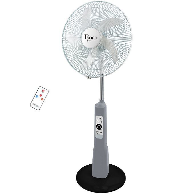 Ventilateur Rechargeable 18" Rsf-918 R-B Autonomie De 7h + Télécommande + Veilleuse