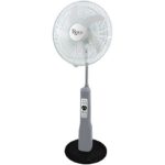 Ventilateur Rechargeable 18" Rsf-918 R-B Autonomie De 7h + Télécommande + Veilleuse