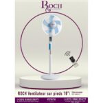 VENTILATEUR ROCH SUR PIED 18 POUCES RSF-1805R-D Elice Noir