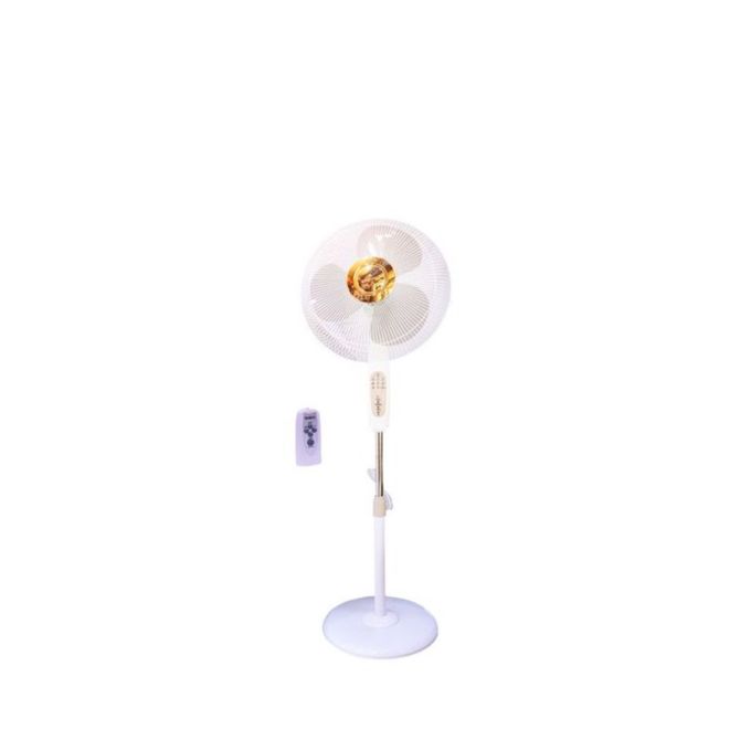 Ventilateur Sur Pied avec Télécommande -qualité - Blanc