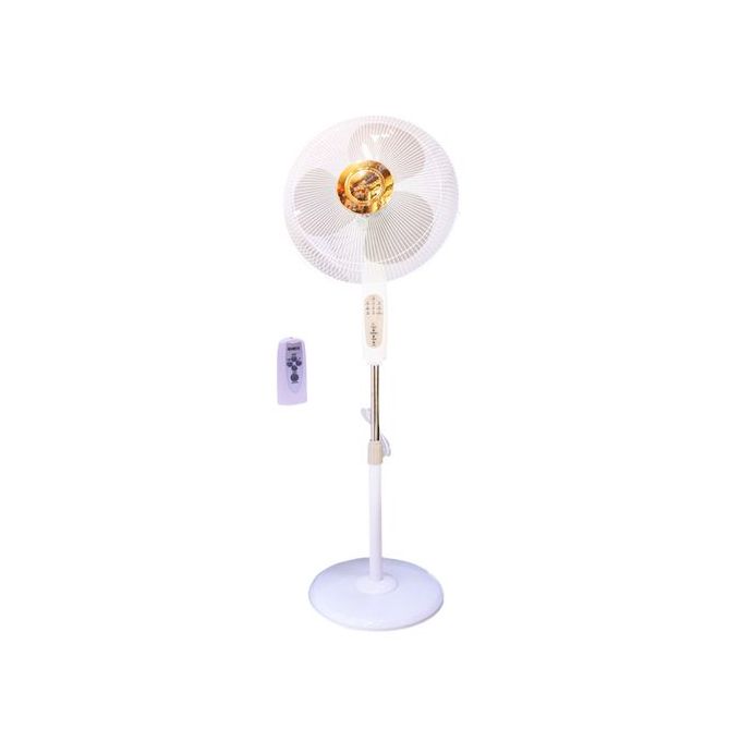 Ventilateur Sur Pied avec Télécommande -qualité - Blanc