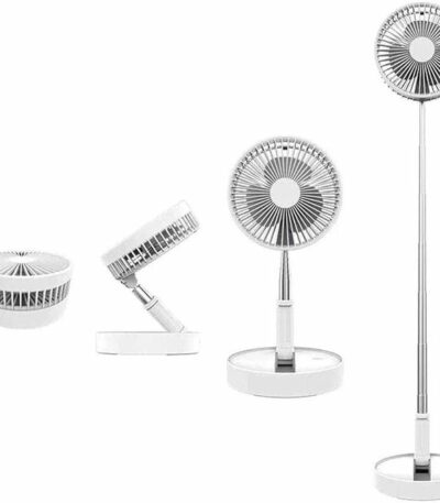 Ventilateur sur pied portable multifonction rechargeable par USB - 3 vitesse