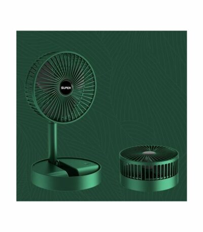 Ventilateur sur pied rétractable,Style : Rechargeable