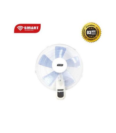 Ventilateurs Mural 16 Pouce+Télécommande - STV-1654WRCC - Blanc - Garantie 3Mois