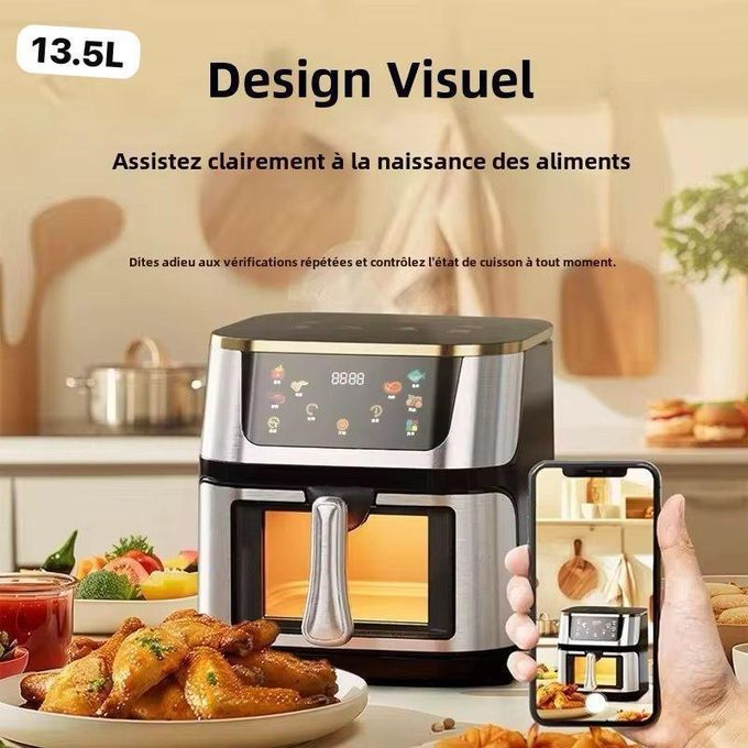 White Label Friteuse à air électrique multi-cuiseur, Technologie avancée 13.5LITRES