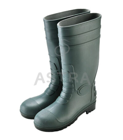 bottes de sécurité anti-pluie vertes pour zone inondée Dakar Sénégal